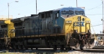 CSX 9 sits in the yard